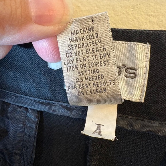 Chicos Women's Black Stretch Pull On Comfort Fit Career Pants Size 1 (8/10) - Picture 8 of 8